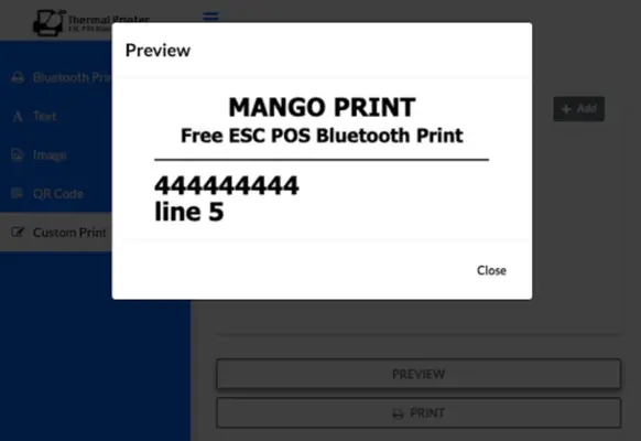 POS Bluetooth Thermal Printer android App screenshot 2