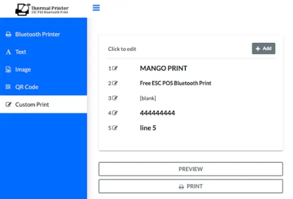 POS Bluetooth Thermal Printer android App screenshot 3